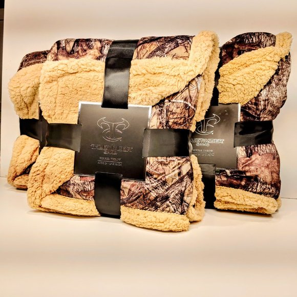 Camo Blanket - Luxury Berber Throw - Picture 6 of 9